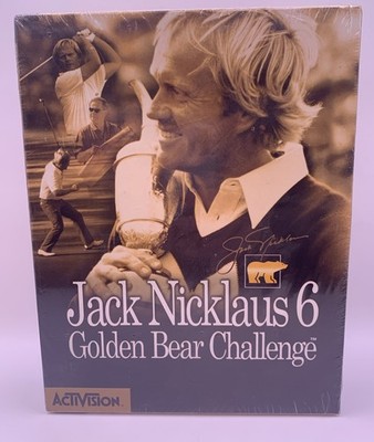 Jack Nicklaus 6 Golden Bear Challenge PC Big Box 1999 Neu OVP Activision