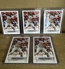 Topps Series One 2022 Lars Nootbaar 5 Card Rookie Lot St Louis Cardinals No. 58