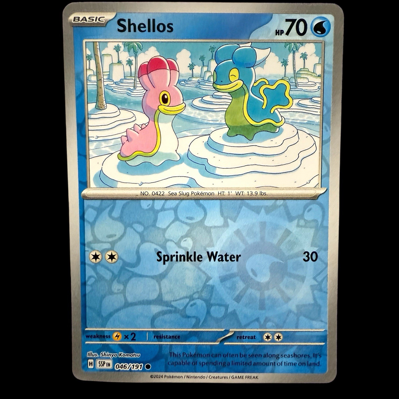 Shellos 046/191 Sv08: Surging Sparks Reverse Holo Near Mint