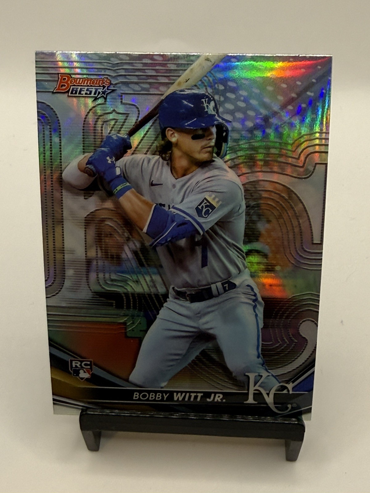 2022 Bowman's Best Rookie Chrome Refractor Bobby Witt Jr #13 Royals