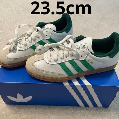 adidas Originals Samba OG Damen Sneaker 23,5 cm Weiß Grün Neu