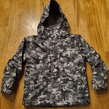 Columbia Kids Bugaboo II Interchange Jacket XXS 4/6 Ski City Gray Camo