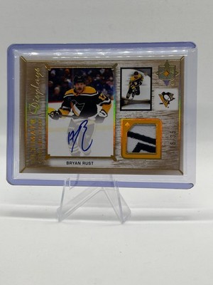 2022-23 UD Ultimate Collection Displays Bryan Rust /35 Auto Patch /35 wb1