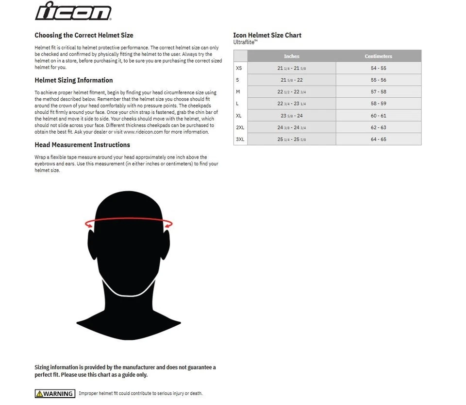 Icon Domain Helmet Full Face - Nouveau Silver - Adult Size Large 0101-18526 - Image 3 of 3