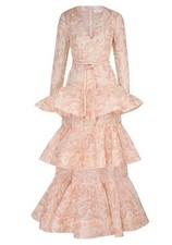 Zimmermann Matchmaker V Neck Gown. Size 2 (10-12au) US 8