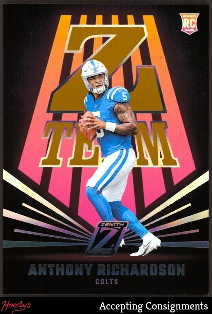 Anthony Richardson Panini Zenith Z-Team #25 Copper