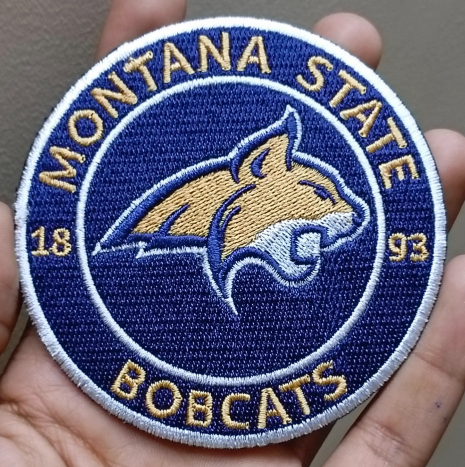 Montana State Bobcats NCAA Team Logo Iron On Patch-Sew Patch-Embroidered Patch