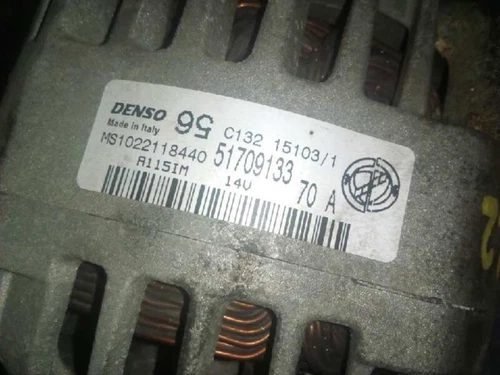 51709133 Alternador para FIAT II PUNTO (188) BERLINA 1.2 8V 2003 907080 - Imagen 2 de 3