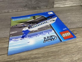 LEGO City 3181 Passenger Plane Instruction Manual Book 2 2010 Illustrated