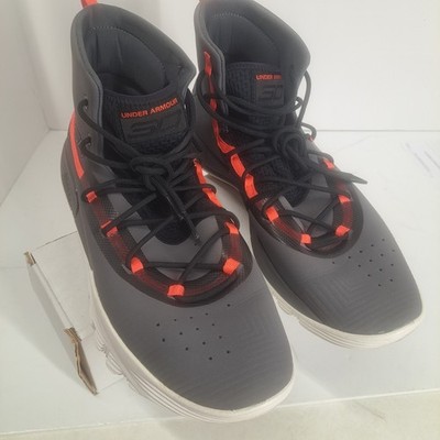 Mens Under Armour Steph Curry  3Zer0 II Gray High Top Sneakers Shoes Size 11