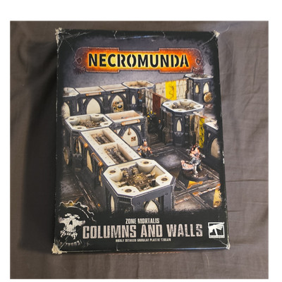 Games Workshop Necromunda Zone Mortalis Columns & Walls Terrain Unpainted 300-48