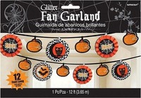 Gadget -D- Amscan: Glitter Garland Halloween 365 Cm H Amscan