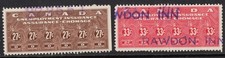 CANADA 1941 VD #FU2-3 27 & 33 CENTS UNEMPLOYMENT INSURANCE USED CAT $50