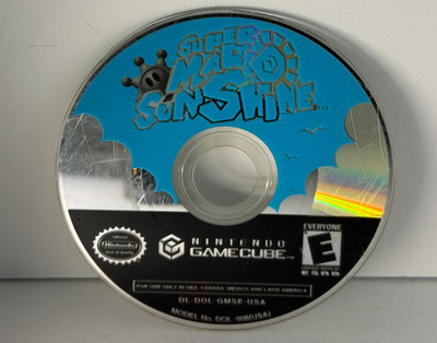Nintendo Gamecube Super Mario Sunshine Disc Only 2002