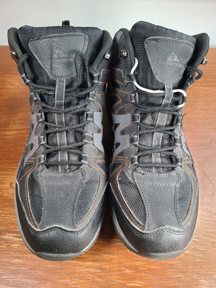 Botas de senderismo Ozark Trail impermeables de cuero negras/grises MW OT TECH para hombre talla 14 Foto 3 de 4