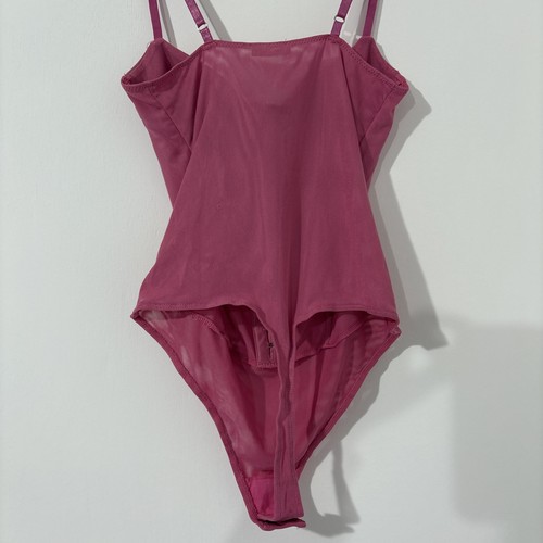 Free People Night Rhythm Corset Lucky Pink Bodysuit Extra Small XS New With Tags - Picture 6 of 8