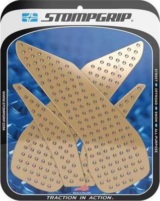 Stomp Volcano Profile Traction Pad Tank Grips Clear #55-10-0166C Ducati