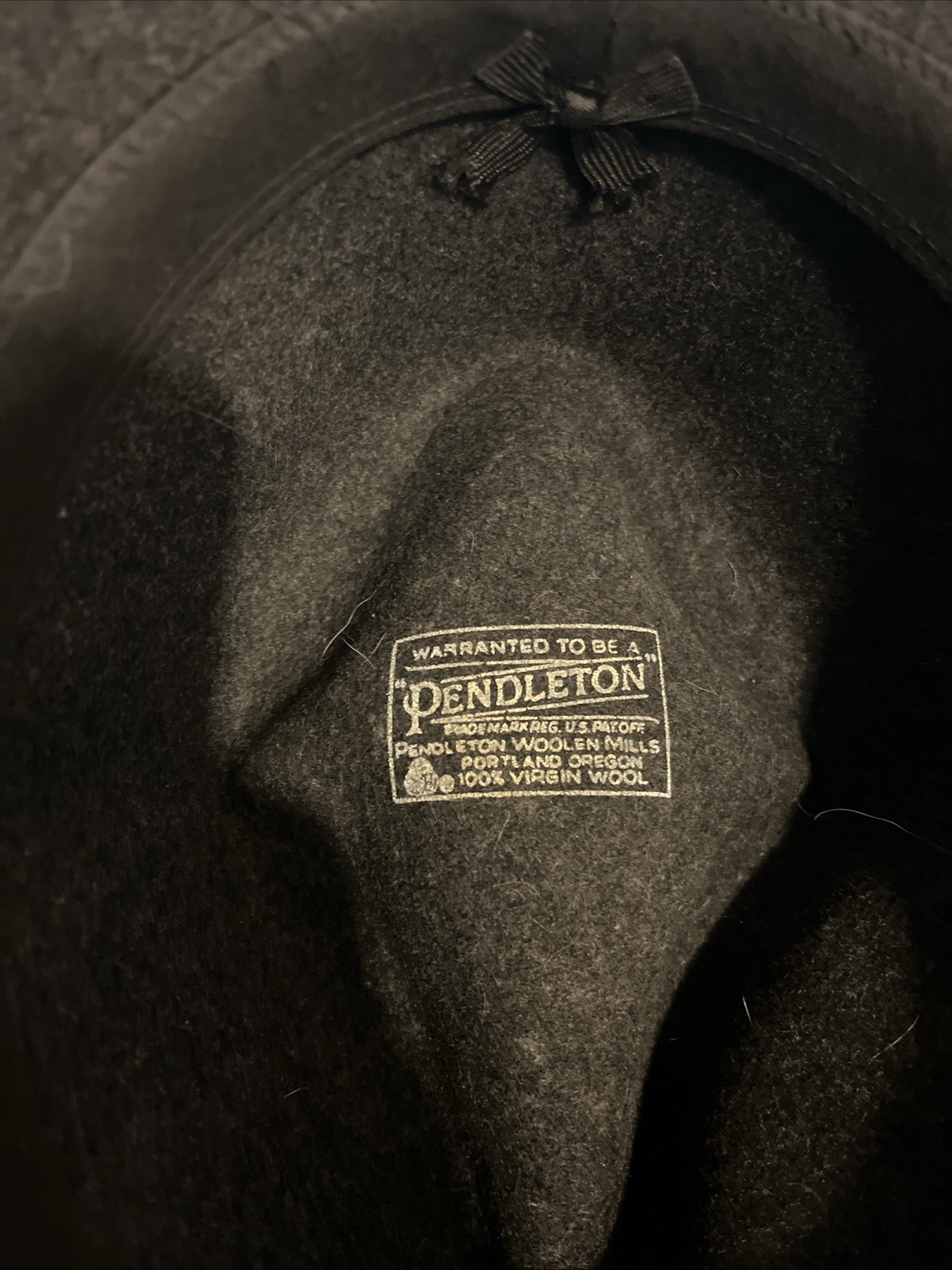 Pendleton Vintage Wool Fedora Hat - image 3