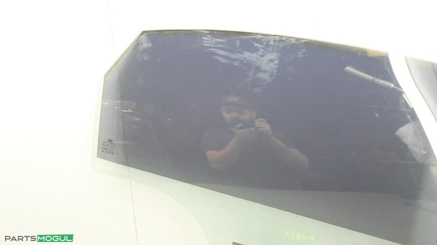 Hyundai Genesis G80 2015-2016 puerta trasera derecha pasajero ventana vidrio OEM Foto 3 de 4
