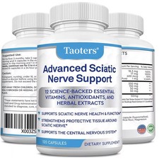 Max Advanced Nerve Support - 120 Capsules- Supports Sciatic Nerve Health