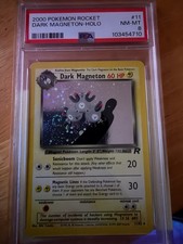 Dark Magneton 11/82 Team Rocket Holo PSA 8 SWIRL on eBay