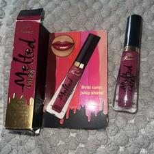 Too Faced MELTED Latex Liquified High Shine Lipstick HOT MESS 0.1oz / 3ml NIB