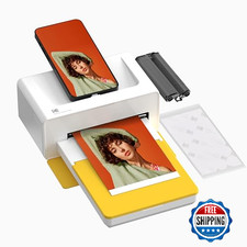 KODAK Dock Plus 4PASS Instant Photo Printer 4x6"  10 Sheets Mobile