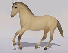 Vintage Breyer Molding Co White Gray Horse Mo...