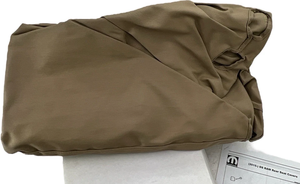 JUEGO FUNDA ASIENTO TRASERO MOPAR ORIGINAL 82214713 2015 2016 DODGE RAM 1500, 2500, 3500 Foto 2 de 4