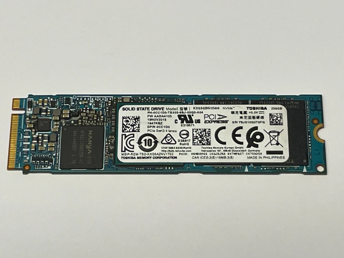 ♢USED SSD♢ TOSHIBA 1024GB ※使用18時間 25+ Toshiba 256 GB Solid State Drives for sale | Updated Oct 2026