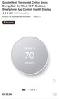 Google Nest Smart Thermostat, Snow - GA01334-US