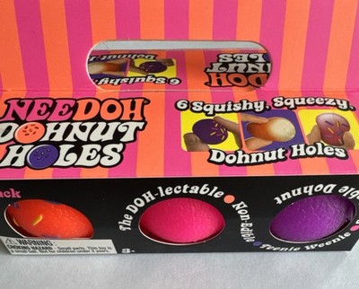 NEEDOH DOHNUT LÖCHER 6er Pack Pink Lila Orange Original Versand am selben Tag