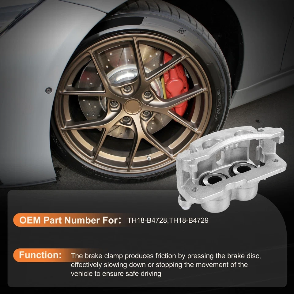 Pinzas de freno con par de soportes para Chevrolet Silverado 3500 HD trasero 2007-2010 Foto 2 de 4