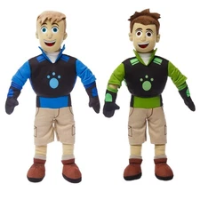 Mighty Mojo Wild Kratts Plush Toy Doll – Chris & Martin Kratt 14" –