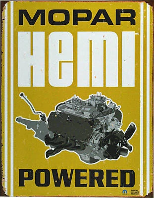Mopar Schild USA Or. licensed Dodge Hemi Musclecar 30 x 40 cm groß *917