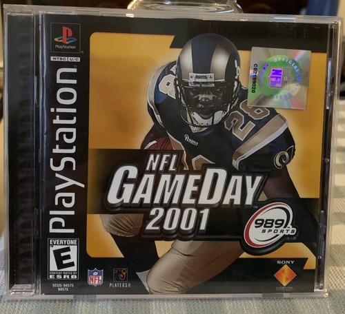 NFL GameDay 2001 Sony PlayStation 989 Sport Football Videospiel SEHR GUTER ZUSTAND E - Bild 1 von 6