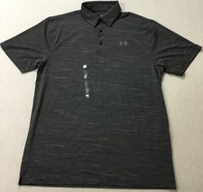 Under Armour Men  s Golf Polo Heat Gear 1311005 Gray 001 Size S