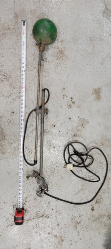 Vintage Industrial O.C. White Articulating Light Lamp With Green Shade - 第 1/16 張圖片