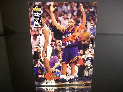 rare charles barkley cards Rare Charles Barkley Upper Deck 1994 Card #199 Phoenix Suns PRO FILES