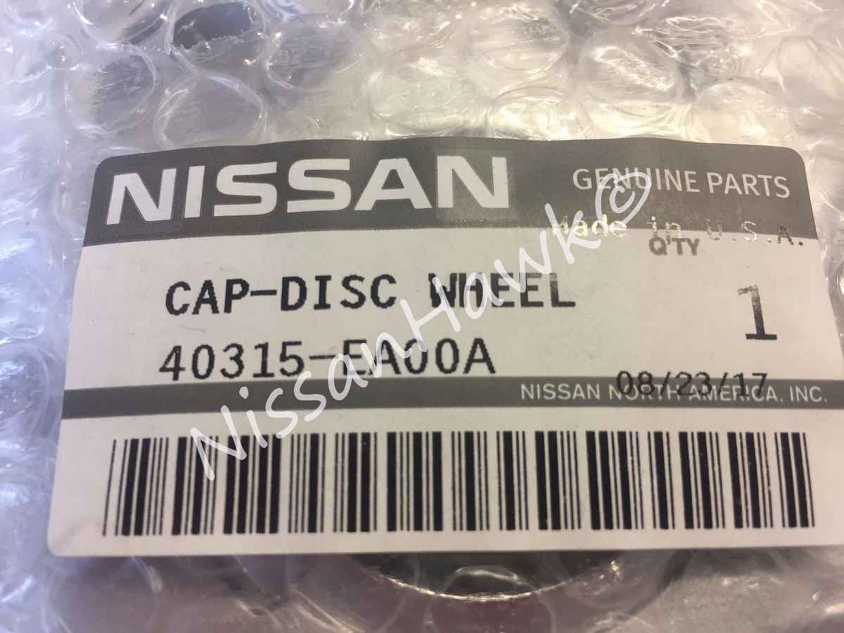 ATiiSSU ♥ Shirring Cap /追跡付 NEW OEM NISSAN 2005-2016 FRONTIER SILVER CENTER CAP - 6 LUG