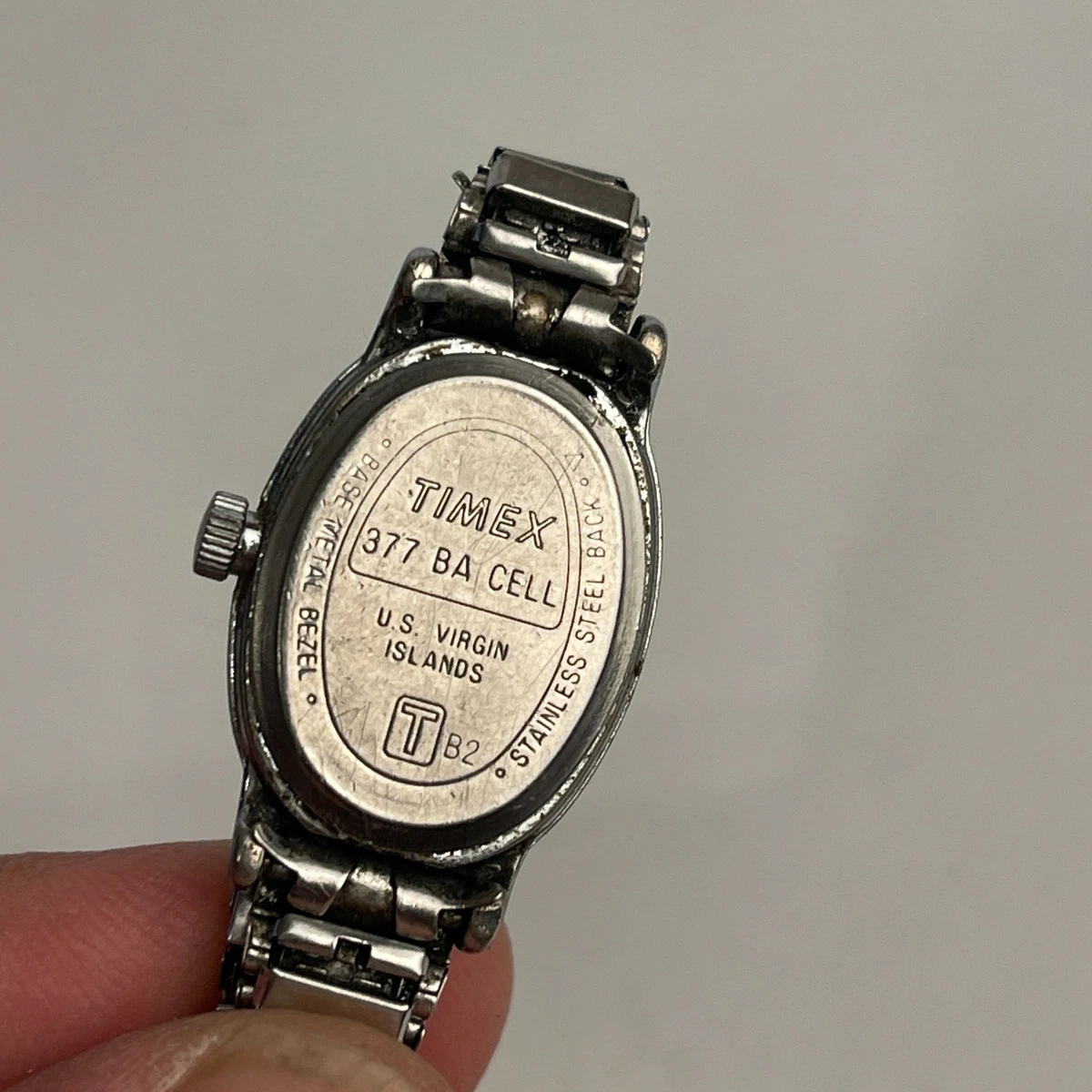 Timex base metal bezel stainless steel back hot sale