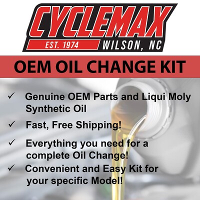 2006-2022 Kawasaki Ninja 650 Oil Change Kit Liqui Moly 10W40 Oil