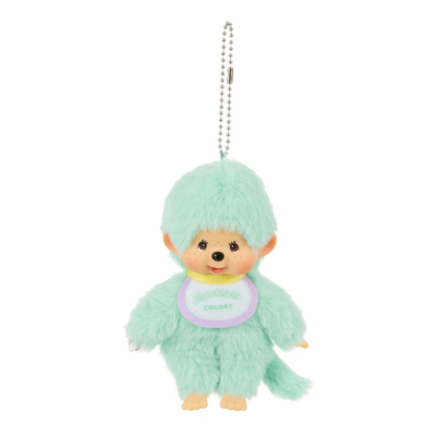 Sekiguchi Monchhichi COLORS Plush doll Keychain MINT GREEN Japan