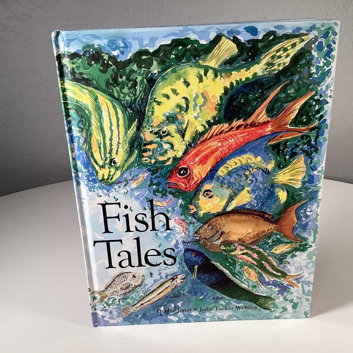 ジュディス ガイガー JUDITH  「Coris Fish」大作 Fish Tales By Nettie Jones & Jodie Webster HC 1995 Children's Book