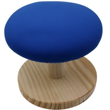 Padded Wooden Tabletop Portable 8" Round Tailor Ironing Board for Steam Iron