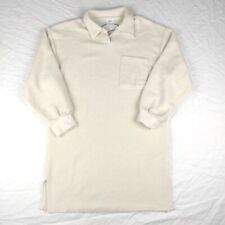 Zara Sz 11-12 Cream White Sweater 152cm Collared Soft Long Sleeve