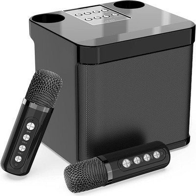 Family KTV Audio Set Dual  Mikrofon Integrierte Maschine Tragbare Karaoke-B8145