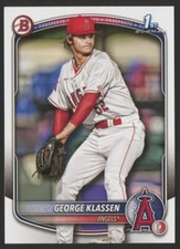 2025 Bowman Prospects GEORGE KLASSEN #BP63 1st Bowman Los Angeles Angels