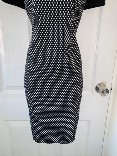 Frank lyman off shoulder polka dot & floral dress uk size 16 - Picture 6 of 13