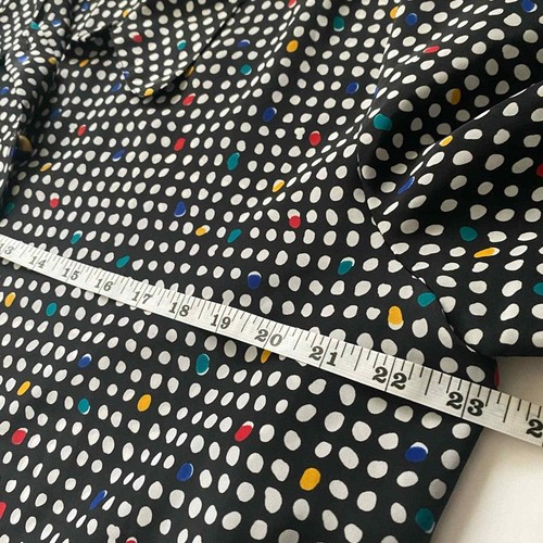 Blusa vintage de lunares con botones M - Imagen 5 de 8